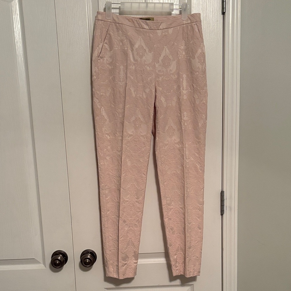 Bandolera Women’s Blush Jacquard Women's Trousers US size 8 UK size 12